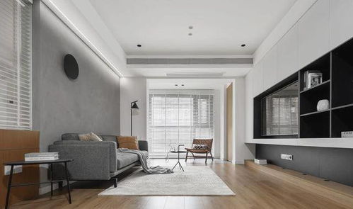 簡(jiǎn)約生活，藝術(shù)相伴——100㎡黑白灰空間的設(shè)計(jì)哲學(xué)