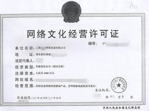 上海經(jīng)營性網(wǎng)絡(luò)文化許可證申請全攻略